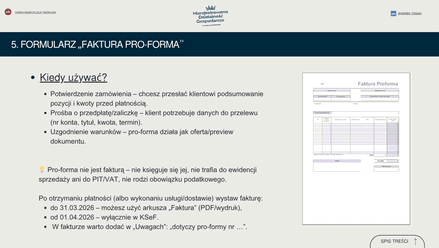 Formularze NDG — strona 44 (Pro-forma)