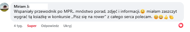 Mazurska Pętla Rowerowa. Recenzja czytelnika – zrzut ekranu