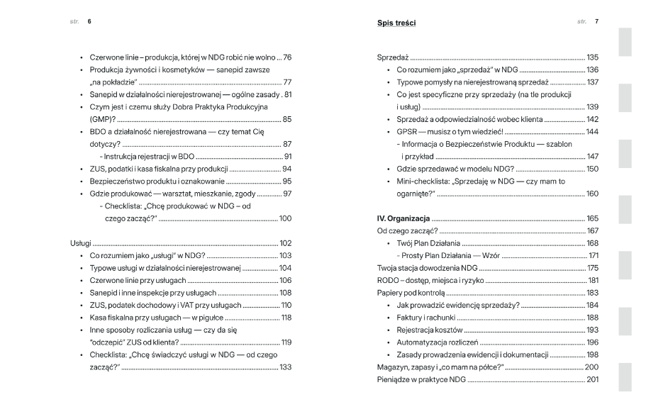 Zestaw Nierejestrowana Działalność Gospodarcza. Podgląd książki - strona 2