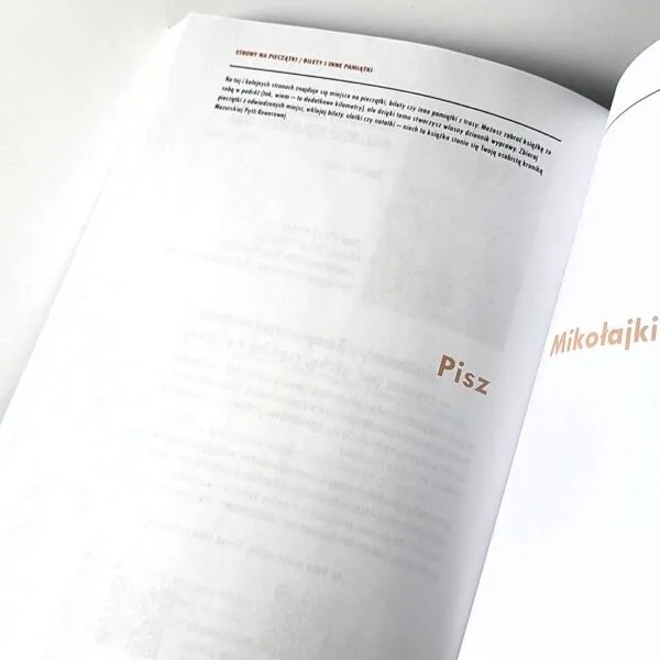 Rozkładówka przewodnika Mazurska Pętla Rowerowa