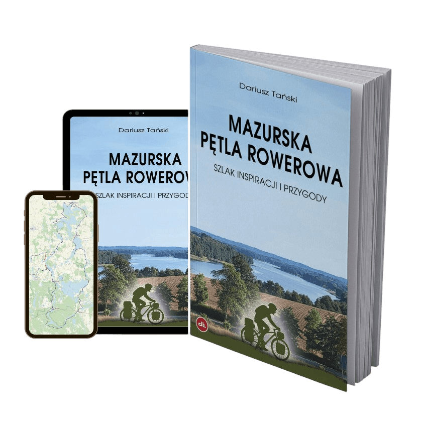 Zestaw Mazurska Pętla Rowerowa (książka + ePRZEWODNIK)