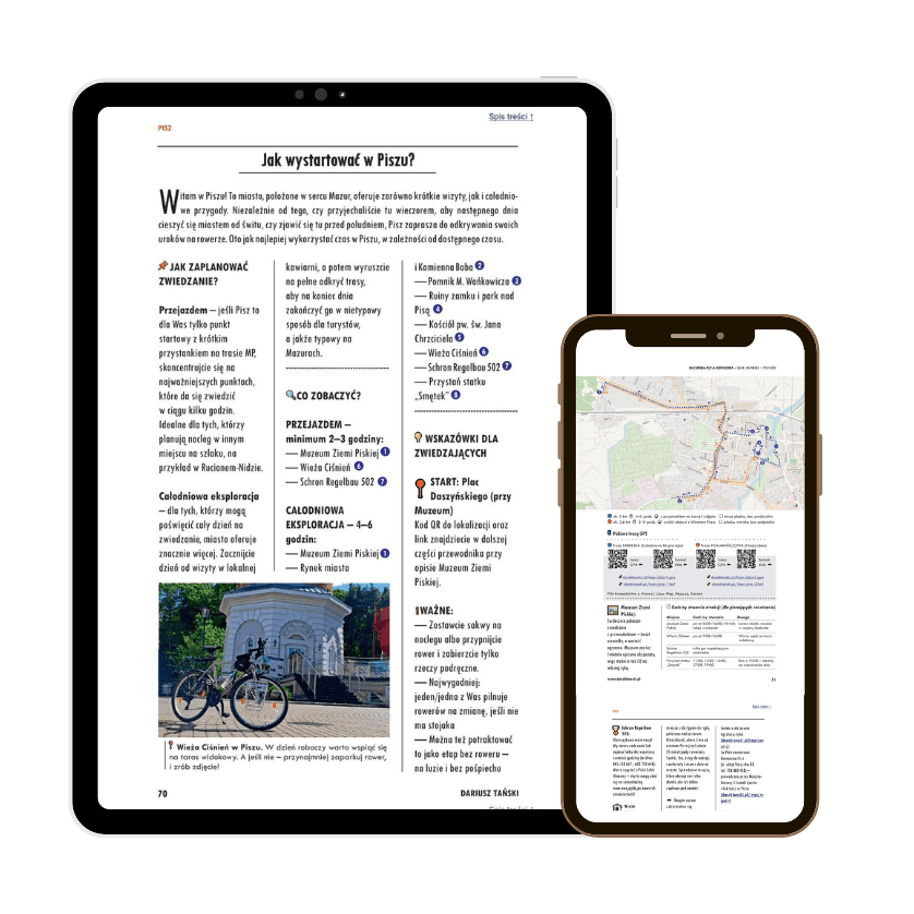 ePRZEWODNIK Mazurska Pętla Rowerowa. Przykładowe strony
