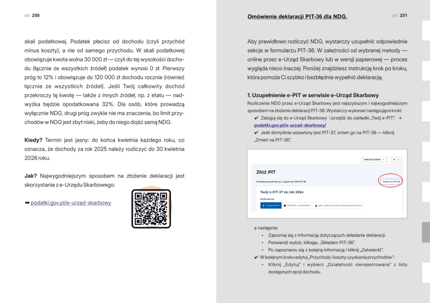 Zestaw Nierejestrowana Działalność Gospodarcza. Podgląd książki - strona 6