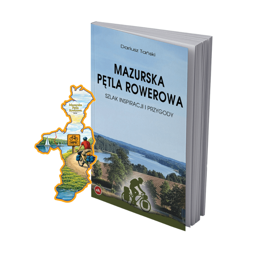 Książka drukowana z magnesem Mazurska Pętla Rowerowa